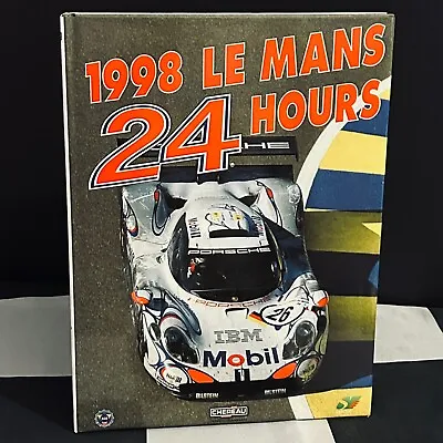 1998 Le Mans 24 Hours Official Yearbook Annual English Bmw V12 Lm Ferrari 333sp • £115