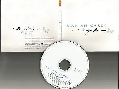 MARIAH CAREY Through The Rain W/ RADIO EDIT RARE MISPRESSED PROMO DJ CD Single  • $34.99