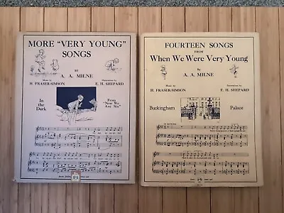 More  Very Young  Songs &  When We Were Very Young  By A.A. Milne Sheet Music • £0.99