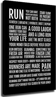 Runner's Manifesto Print - Running Gift For Women Of Men Motivational Running • $19.90