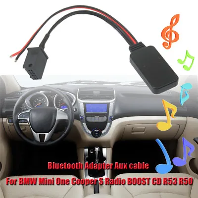 12V Bluetooth Adapter Aux Cable For BMW Mini One Cooper S R53 R50 Radio BOOST CD • $17.50