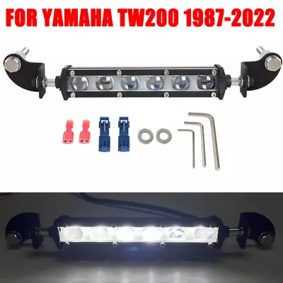 Motorcycle For Yamaha TW200 1987-2022 Off-road Direct Bolt-On LED Light Bar Kit • $33.99