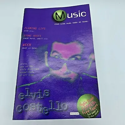 Elvis Costello Throwing Muses 1995 Columbia House Music Catalog Promo Magazine • $6.75