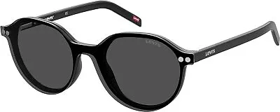 Levi's Lv 1017/Cs Square Sunglasses Black/Gray  • $69.58
