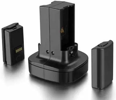 For Xbox 360 Rechargeable Battery Pack & Dual Charging Station Dock Stand Base • $15.88