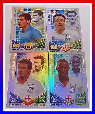 2010 Topps Match Attax England World Cup Trading Cards-100 Club& Limited Edition • £7.50