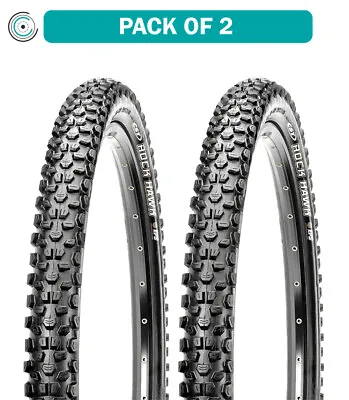 Pack Of 2 CST Rock Hawk Tire 26 X 2.25 Clincher Wire Black Mountain Bike • $47.10