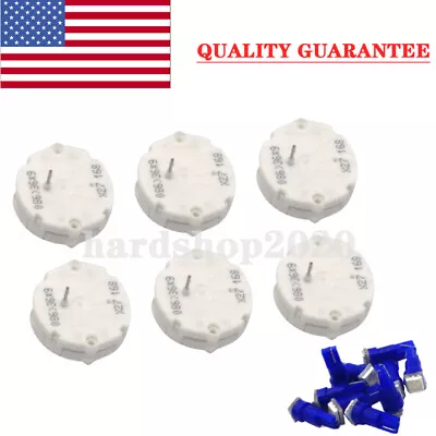 6Pcs X27.168 Stepper Motor Instrument Cluster Repair Kit+10pcs T5 Blue Led Bulbs • $21.49