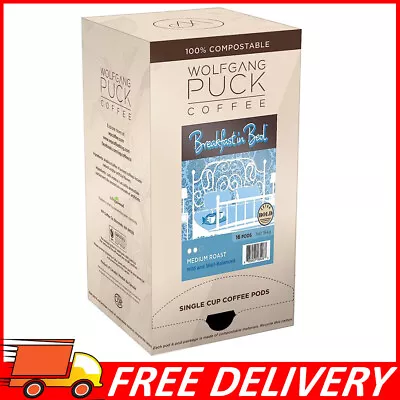 Wolfgang Puck Coffee Breakfast In Bed Pods 12 Gram Pods Extra Bold 16 Count • $26.66