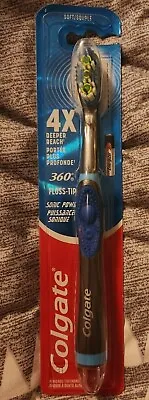 Colgate 360 Floss-Tip Sonic Battery Pwr. Vibrating Toothbrush Soft • $5.50