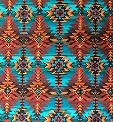 £8.99 • Buy Navajo Aztec Influenced Native American Timeless Cotton Fabric Ideal For Masks