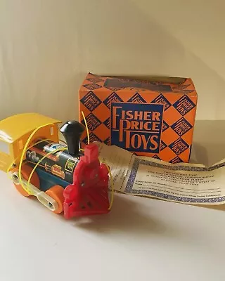 Vintage Fisher Price Toot Toot  Train LE Pull Toy  1989 COA NOS SEE VIDEO • $22.22