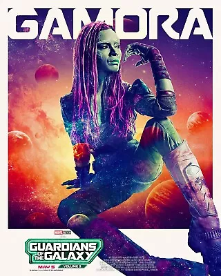 Marvel Art Print Poster Wall Decor  Guardians Of The Galaxy Vol. 3  Gamora Gift • $11.99