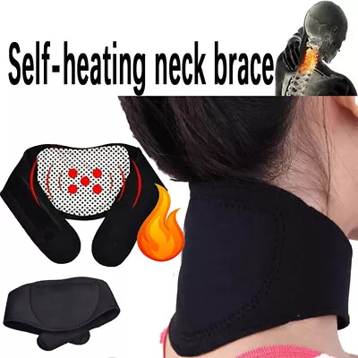 Magnetic Therapy Neck Protection Pain Relief Massage Brace Neck Belt Health Care • $2.67