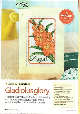 Cross Stitch Chart Gladiolus Glory & Daffodil (445g) • £1.35