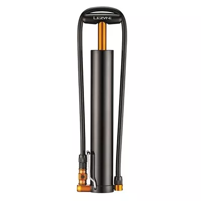 Lezyne Bicycle Cycle Bike Micro Floor Drive XL Black / Gold - 303 MM • £66.11