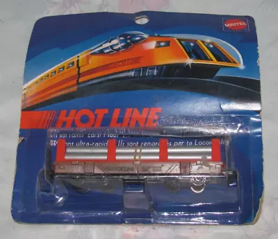 Vintage 1971 Mattel Hot Line Hotline Model Train Mad Flatter Cargo Car MOC New • $50.98