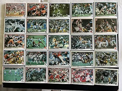 1983 Fleer NFL Team Action Football / Complete Set Of (88) • $15