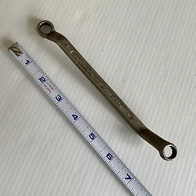 Vintage VLCHEK 7/16 X 3/8 Offset Double Box End Wrench 12 Point Made In USA • $3.79