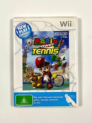 Nintendo Wii Mario Power Tennis - PAL - Free Postage *Excellent Condition* • $7.79