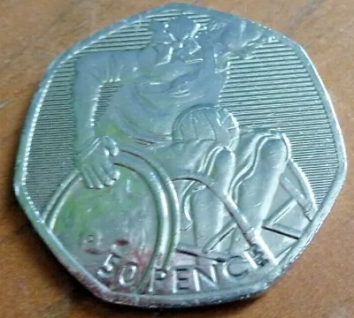50p Coin 2012 Olympic Wheelchair Rugby 2011 @LOOK@//// • £2.99
