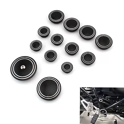 CNC Aluminium Frame Hole Caps Plug Cover For BMW R Nine T Scrambler/Urban G/S • £23.05