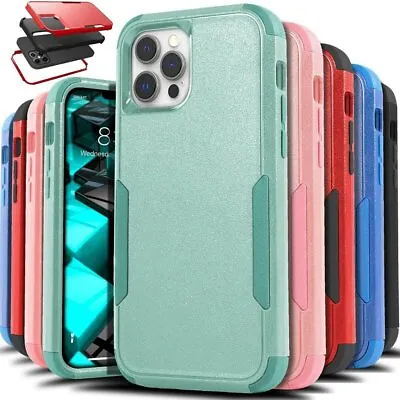 For IPhone 15 Pro Max 14 13 12 11 X 8 7 Men Defender Heavy Duty Shockproof Case • $9.99