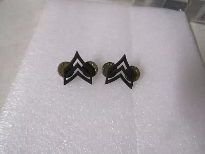 Military Insignia Subdued Pin On Rank Set Of 2 E-5 Sergeant • $3.99