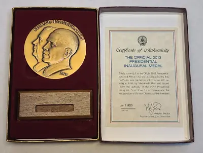 Barack Obama/Joe Biden 2013 Official Presidential Inaugural Bronze Medal • $69