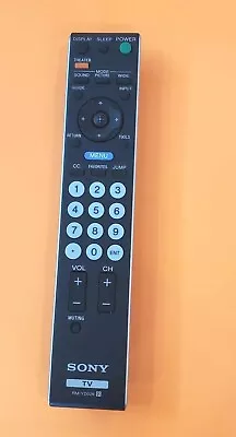 Genuine Sony Rm-yd026 Bravia Lcd Tv Remote- Kdl-26fa400 Kdl-32n4000 Kdl-32nl140 • $10