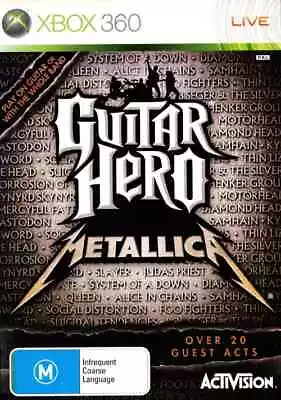 Guitar Hero Metallica Inc. Manual (Xbox 360) [PAL] - 60 DAY WARRANTY • $24.95