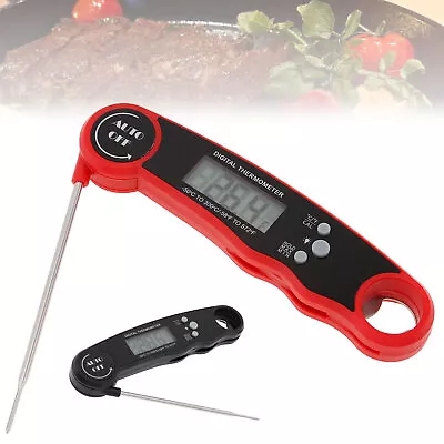 Foldable LCD Digital Thermometer Probe Temperature Kitchen Cooking Food BBQ Meat • $13.52