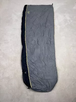$69.99 • Buy Mountain Hardwear Sleeping Bag Adult Gray Yellow Zip Thermic MX Flip 35