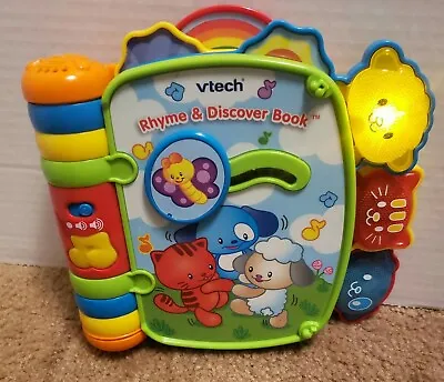 $4.25 • Buy Toddler/Kids Toy: VTech Rhyme And Discover Book (Fully Complete And Working)