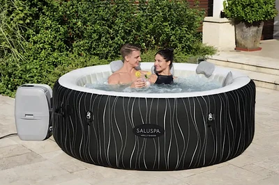 $490.87 • Buy SaluSpa Hollywood AirJet Inflatable Hot Tub Spa: 77x46  W/ LED Lights 4-6 Person