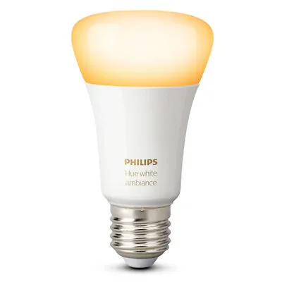 $59.95 • Buy Philips Hue HUEWAE27BT 8.5W Bluetooth A60 E27 Smart Light Bulb White Ambiance