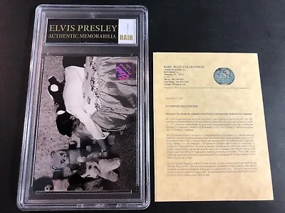 ELVIS PRESLEY Authentic HAIR MEMORABILIA Sealed With Trading Card #330 CERTIFIED • $49.95