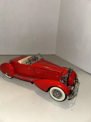 Danbury Mint 1:24 Red 1934 Packard V-12 Lebaron Speedster DieCast Model Car • $62