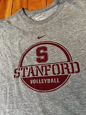 Nike Stanford Cardinal Volleyball T Shirt Official Team Issued Sz Medium Unisex • $25