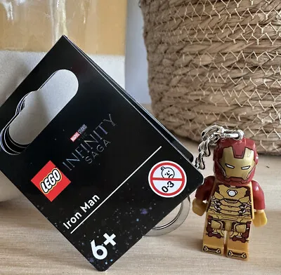 Lego Marvel Iron Man Keyring / Keychain (854240) The Infinity Saga - Brand New • £6.40