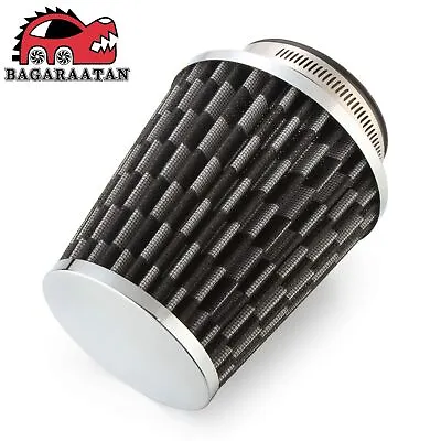 3  76mm High Flow Inlet Cleaner Dry Air Filter Cold Air Intake Cone Replacement • $9.10