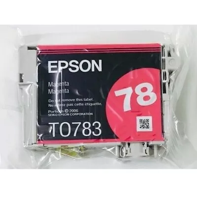 GENUINE Epson 78 T0783 Magenta Ink For Artisan 50 Stylus R280 R380 RX580 RX595 • $6.99