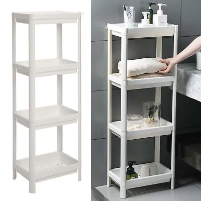 3/4 Tiers Bathroom Shower Caddy Shelf Corner Bath Storage Holder Rack Organizer • £9.95