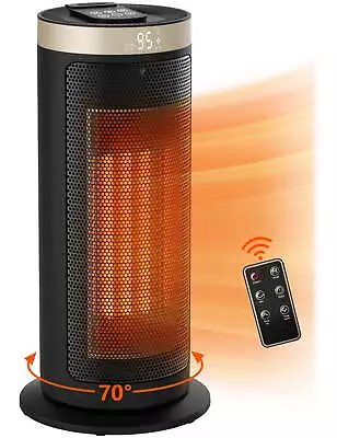 1500W Space Heater For Indoor Use 16  Portable Electric Heaters Fan For Bedroom • $38.65