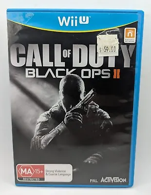 Call Of Duty Black Ops II 2 - Nintendo Wii U Complete With Manual PAL Free Post  • $22