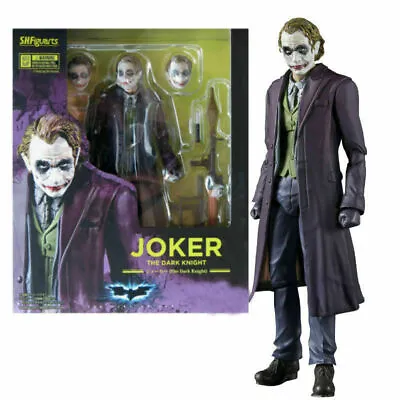 S.H.Figuarts The Dark Knight Joker Figure SHF Collection Toy New With Box 6'' • £19.99