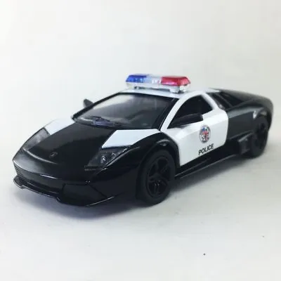 New 5  Kinsmart Lamborghini Murcielago LP640-4 Police Car Diecast Model 1:36 Cop • $7.98