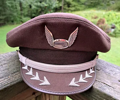 £417.84 • Buy Vintage Western Airlines Pilot Captain's Hat Cap