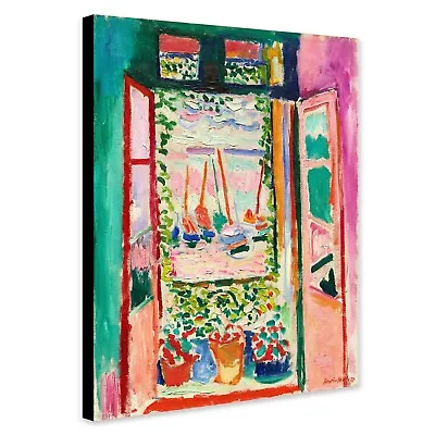 £60.99 • Buy Matisse - Open Window - Abstract Wall Art - Canvas Wall Art Framed Print