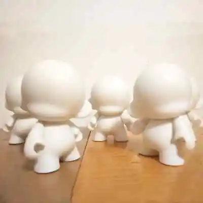 4inch Kidrobot Munny Glue Platform Design Doll DIY White Mold Graffiti Toys 5pcs • $19.99